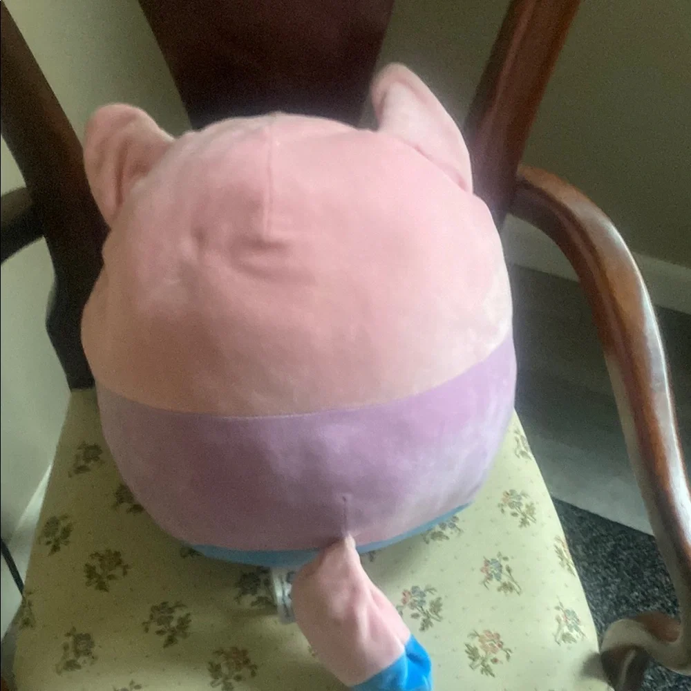 Squishmallows Cat Toy - Pink and Purple like new 14”